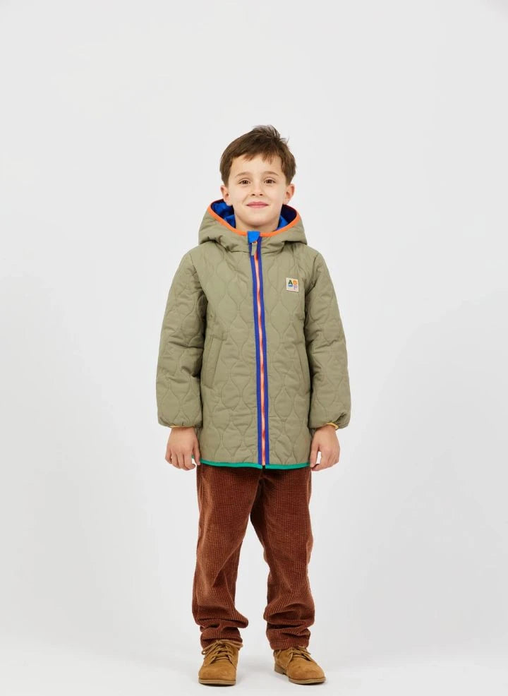 Arsène et Les Pipelettes - Wendbare Steppjacke | Khaki