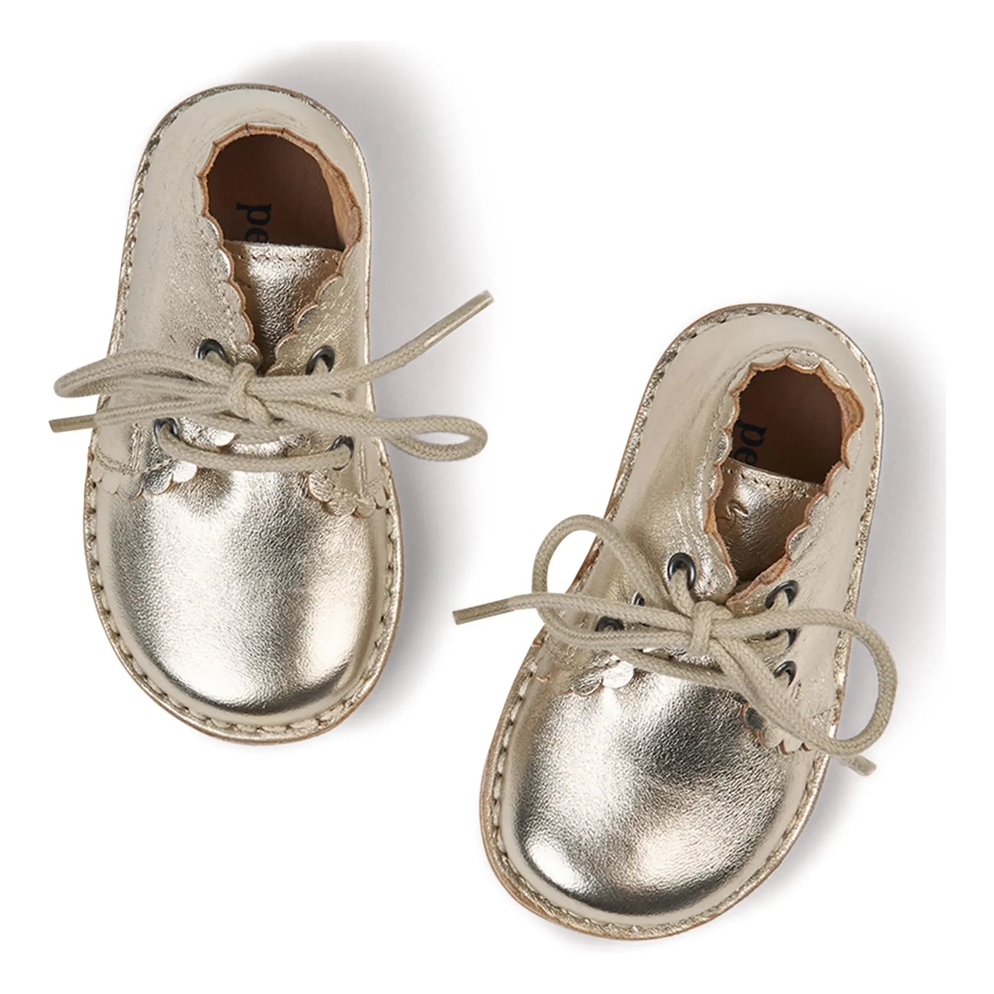Petit Nord - Muschel Spitzenstiefel | Silber
