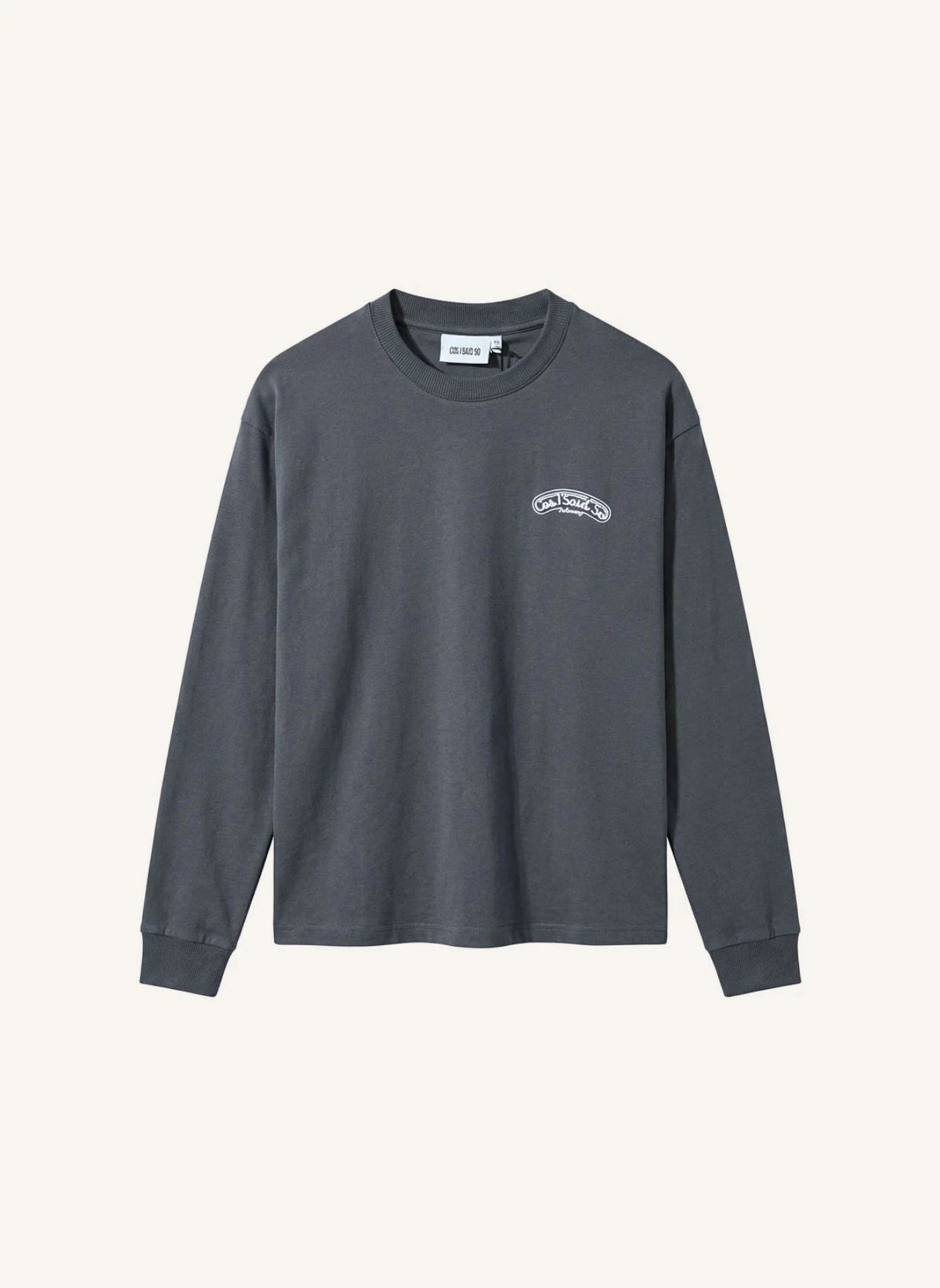 Cos I Said So - T-Shirt mit "Cos I Said So"-Logo | Grau