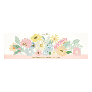 Meri Meri - Papierblumen-Girlande - 8er Set | Pastell