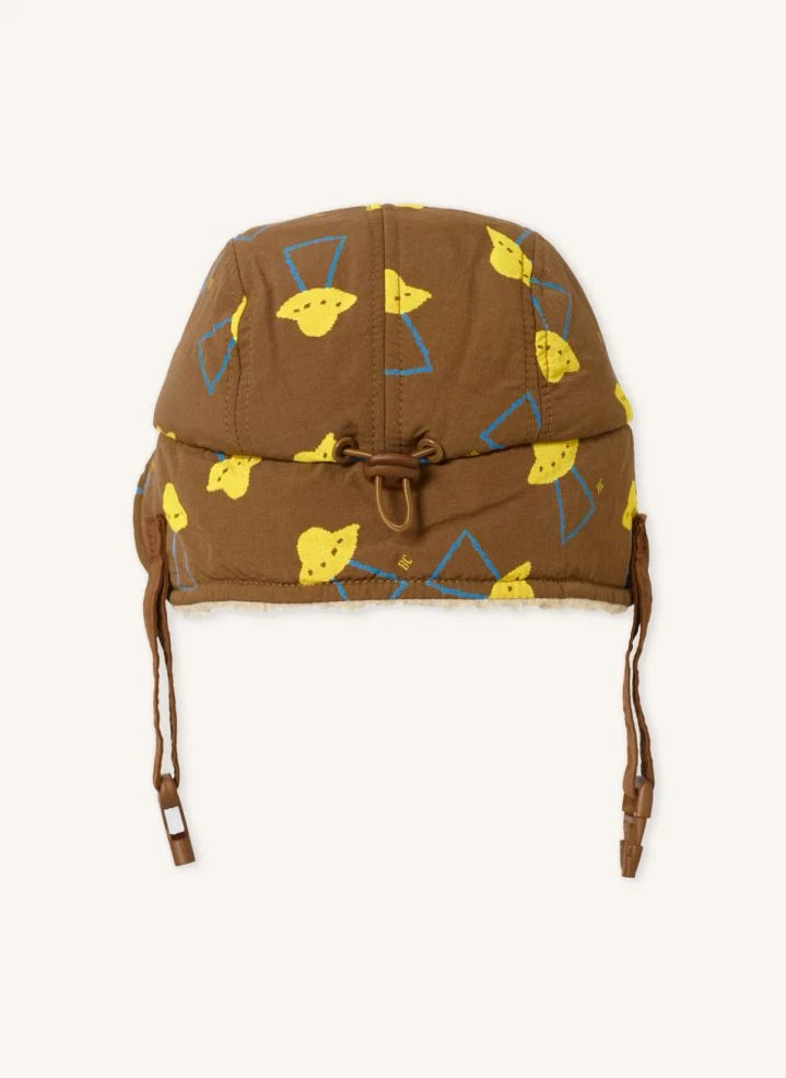 Bobo Choses - Sherpa Cap Soucoupes Baby aus recycelter Faser | Braun