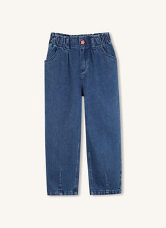 Kenzo - Düz Kesim Elastik Jean | Mavi