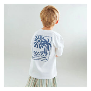 Weizen - Benno Bio-Baumwoll-T-Shirt | Weiß
