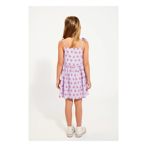 Piupiuchick - Cherry Vichy Overall | Lila