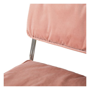 HKliving - Sonsuz kadife sandalyeler - 2'li set | Pembe