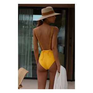 Anja Paris – Le Piccolo Einteiliger Badeanzug | Gelb