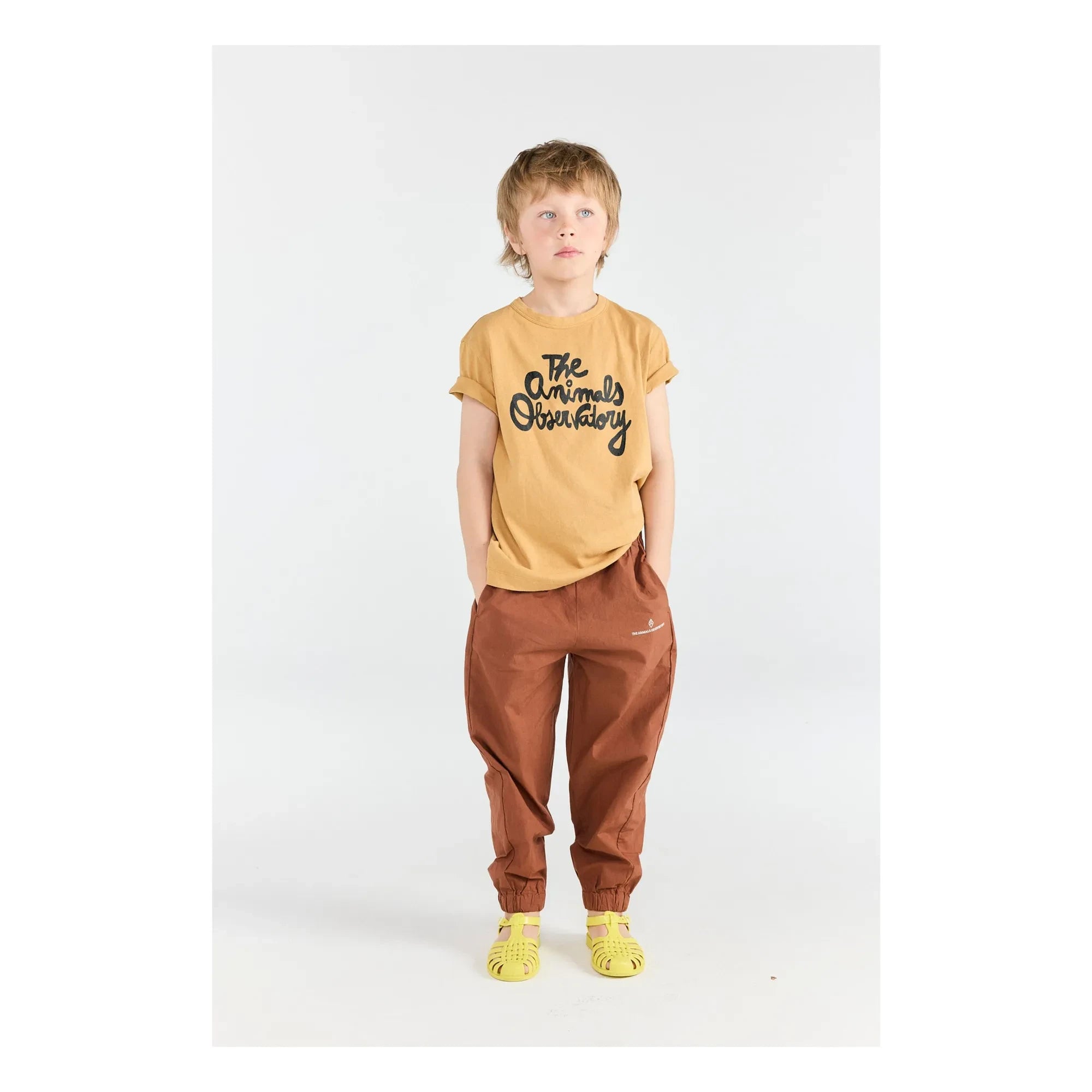 The Animals Observatory - Rooster The Animals Observatory T-Shirt Bio-Baumwolle | Camel
