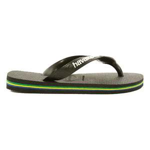 Havaianas - Zehentrenner Logo Brasil | Schwarz