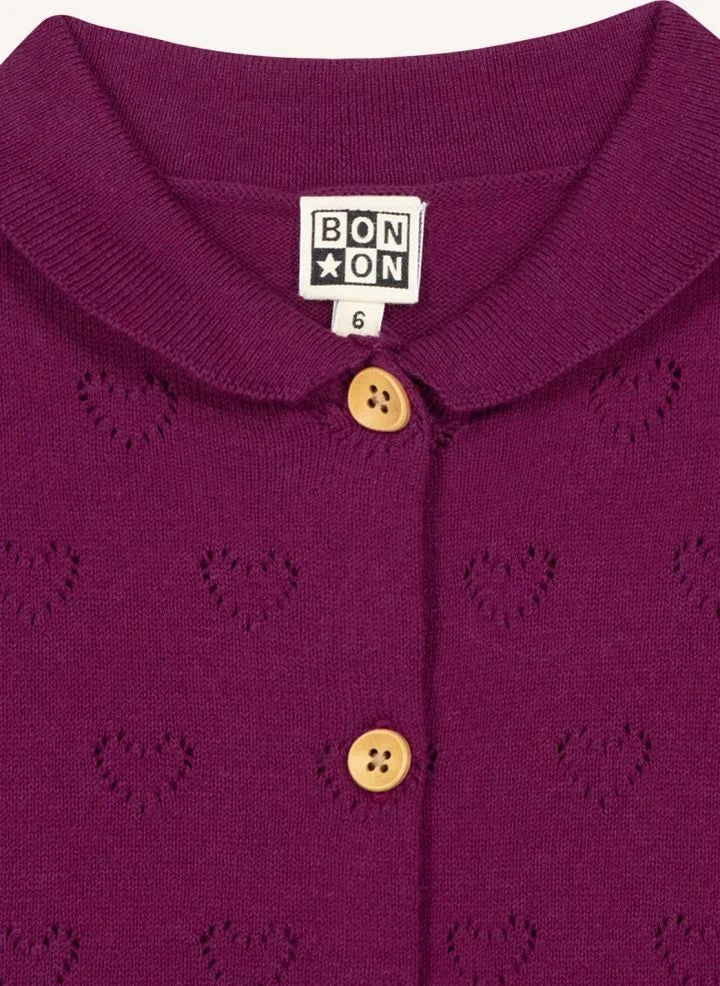 Bonton - Lilou Hırka | Mor
