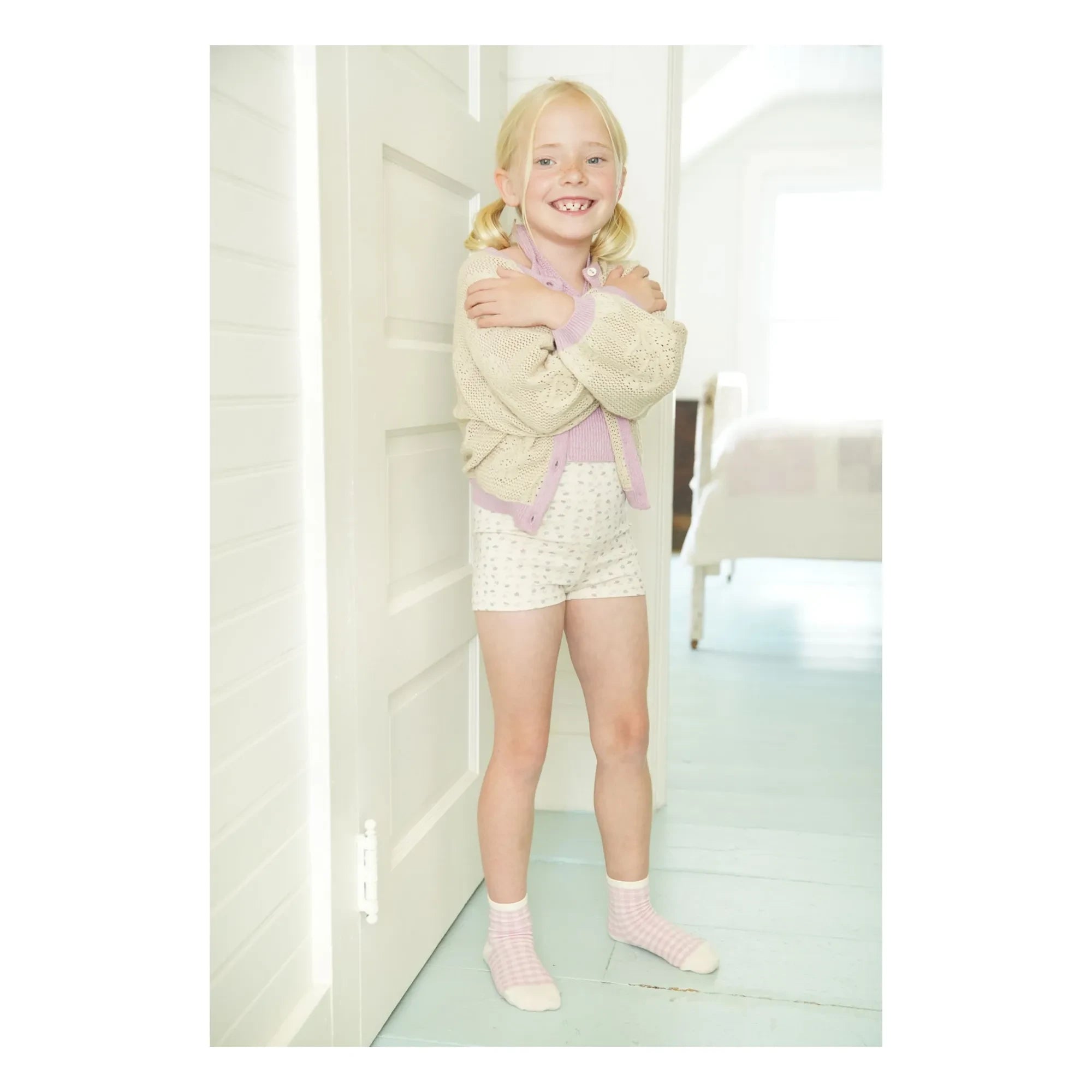 Soor Ploom - Lettie Fleurs Cardigan aus Bio-Baumwolle | Ecru