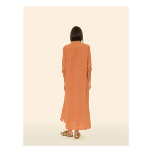 Xirena - Boden Baumwollpopeline-Kleid | Kürbis