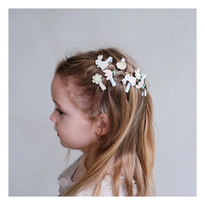 Mimi & Lula - 8er Set Mini Ostern Haarspangen | Rosa