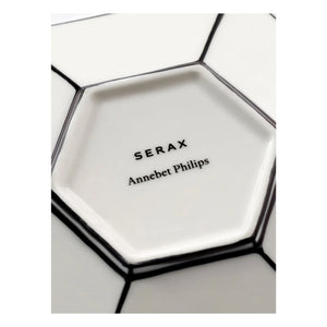 Serax - Annabet Philips Tassen- und Untertassenset - 2er-Set | Noir/Blanc