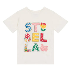 Stella McCartney Kids - Stella organik pamuk T-shirt | Ivory