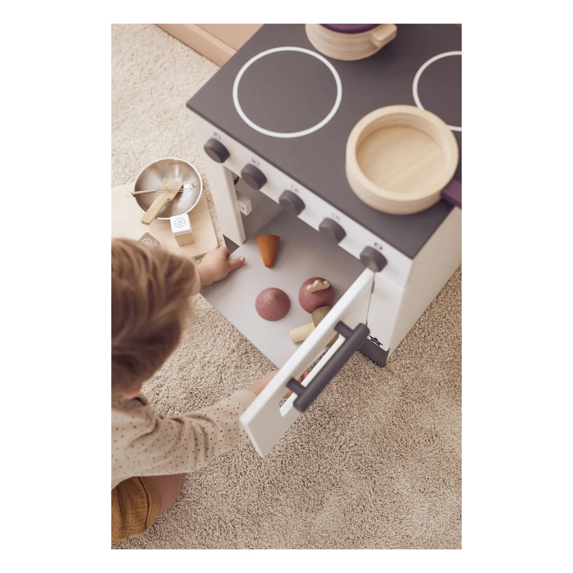 Kid's Concept - Bistro Ahşap Mutfak Oyuncağı | Beyaz