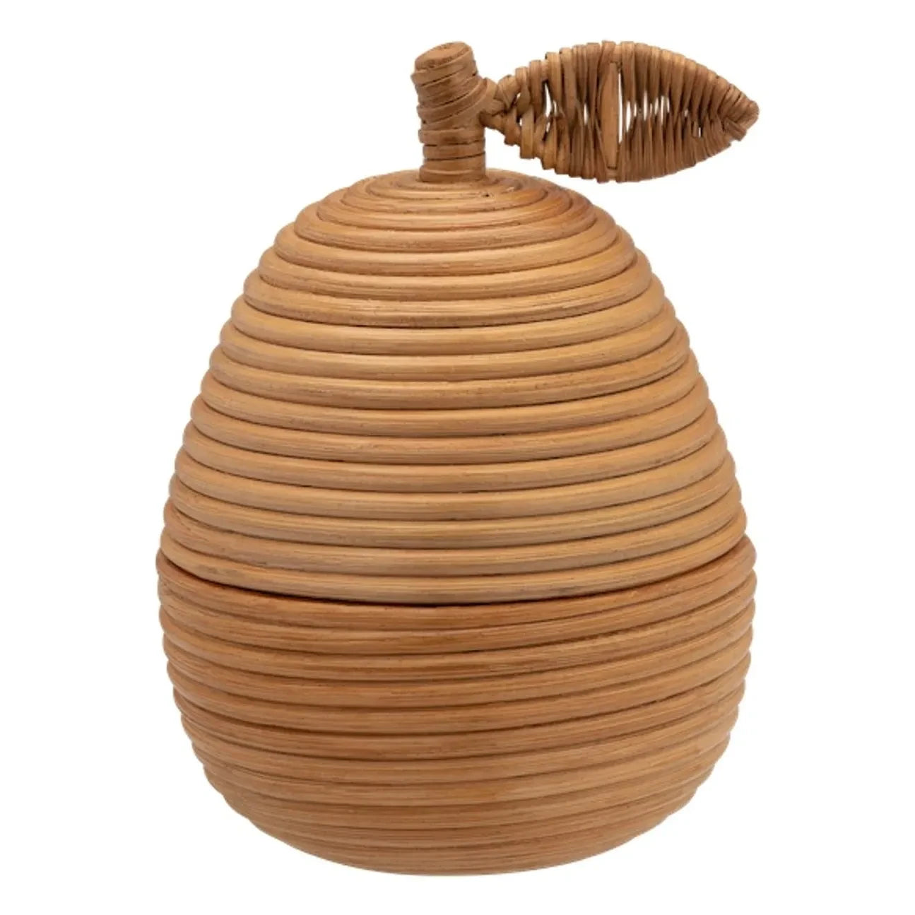 Anna + Nina - Rattan Aufbewahrungsbox Poire