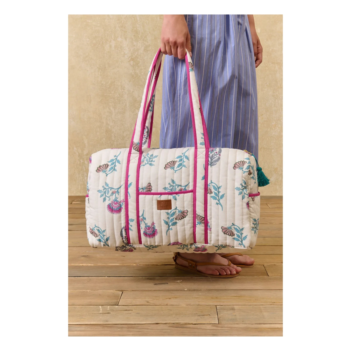 Louise Misha - 36h Bilbao Tasche aus Bio-Baumwolle | Ecru