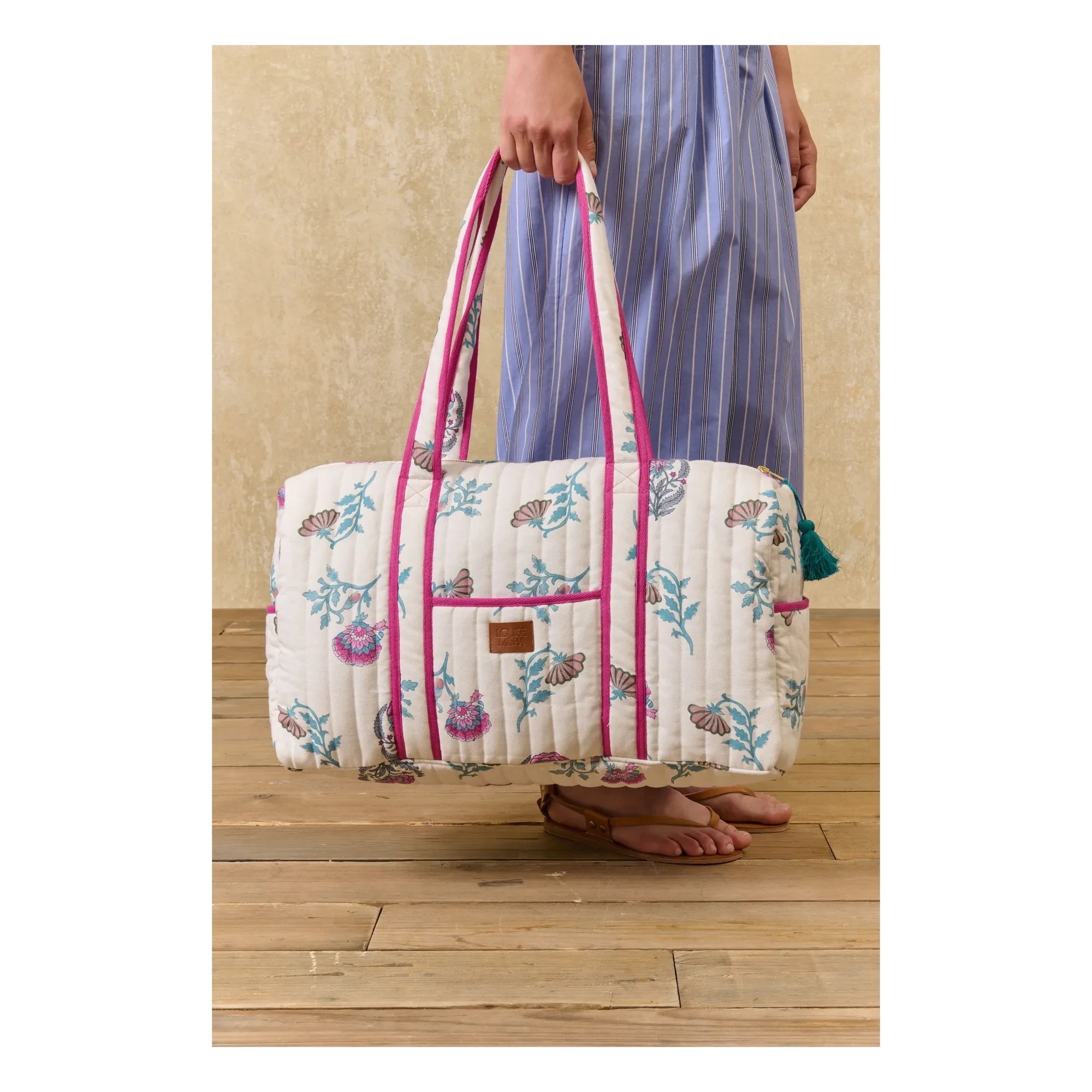 Louise Misha - 36h Bilbao Tasche aus Bio-Baumwolle | Ecru