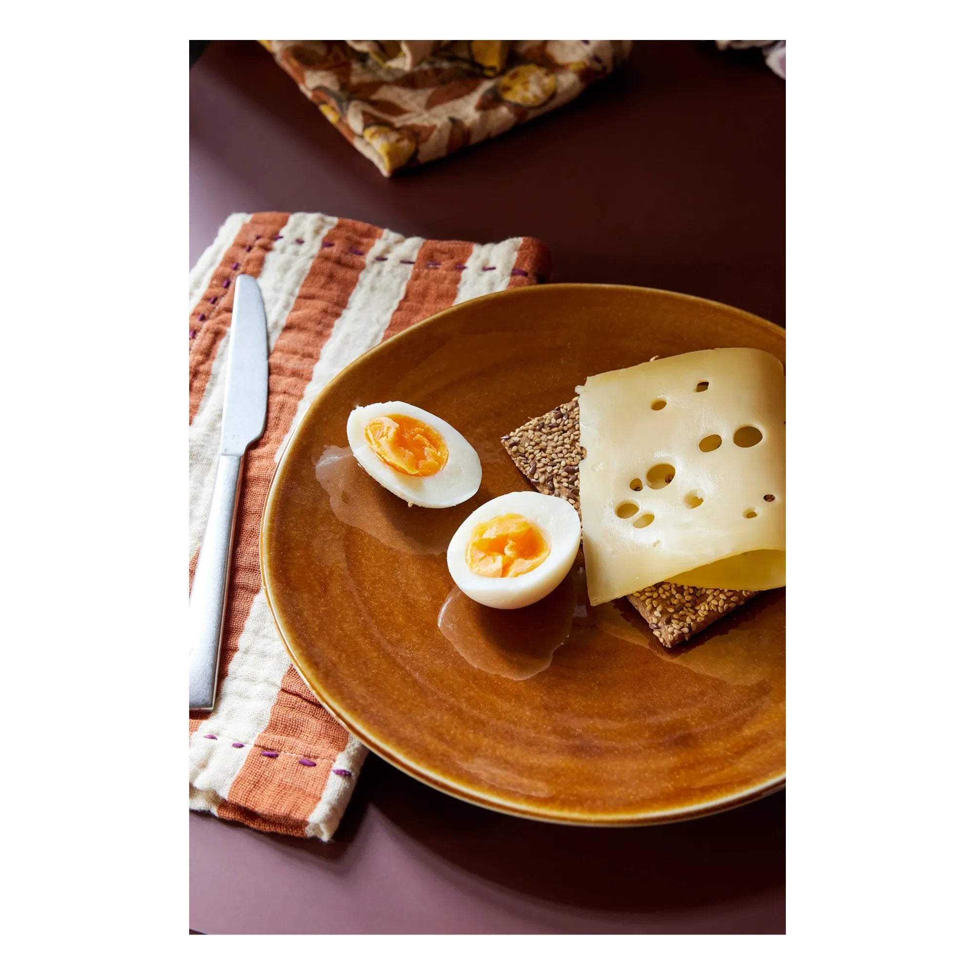 HKliving - Baumwoll-Servietten - 2er Set | Mandarin