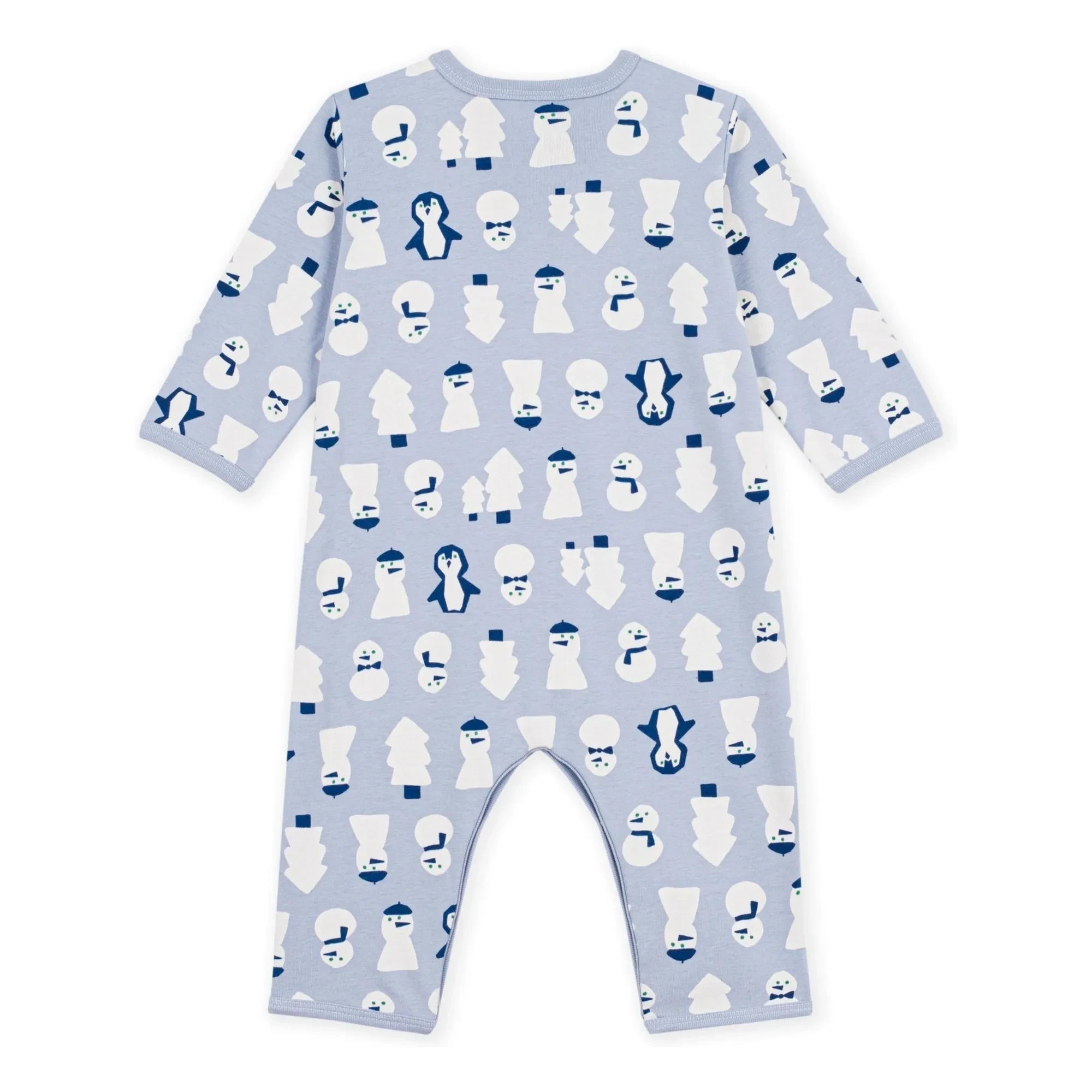 Petit Bateau - Pyjamas Sleep Well Kardan Adamlar Organik Pamuk | Mavi