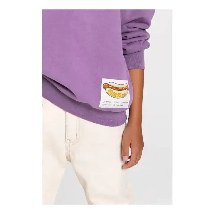 Finger in the nose - Bio-Baumwoll-Sweatshirt | Mauve