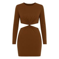 Vanessa Sposi - The Loop Kleid mit Cut-Outs | Chocolate