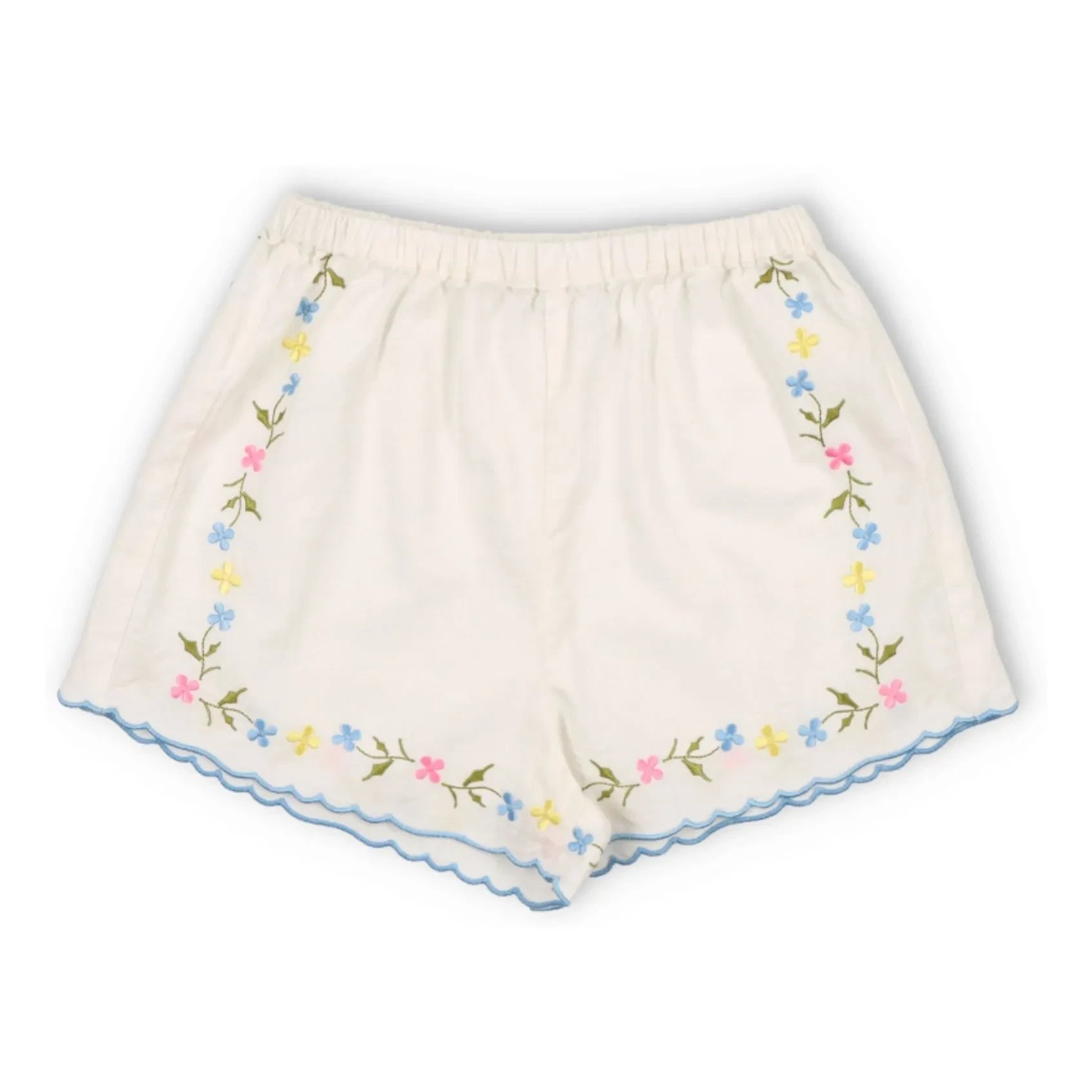 the new society - Hermione Geblümte Shorts | Weiß