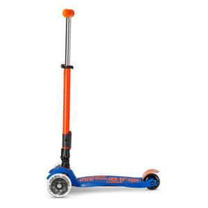 Micro - Maxi Klappbarer Neon LED Scooter | Orange