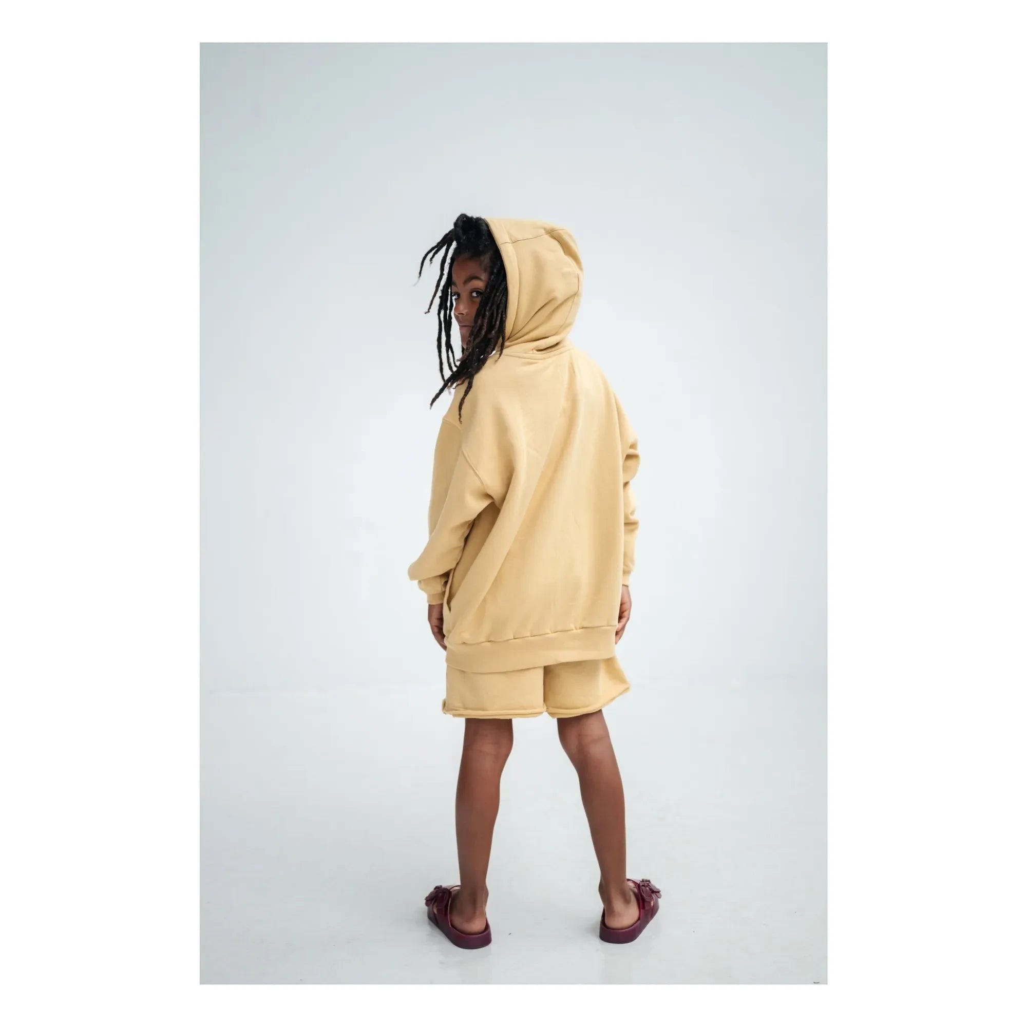 Repose AMS - Jogger-Shorts aus Bio-Baumwolle R | Gelb