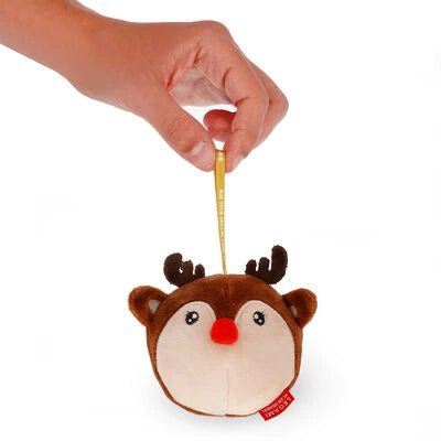 Legami - Rentier Plüschspielzeug Weihnachtsbaumdekoration - Oh-Oh-Ohrnaments
