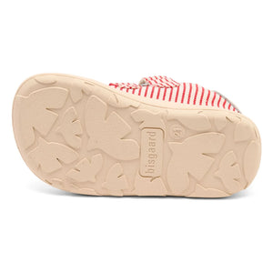 bisgaard - Gestreifte Kratz-Sneaker | Rot