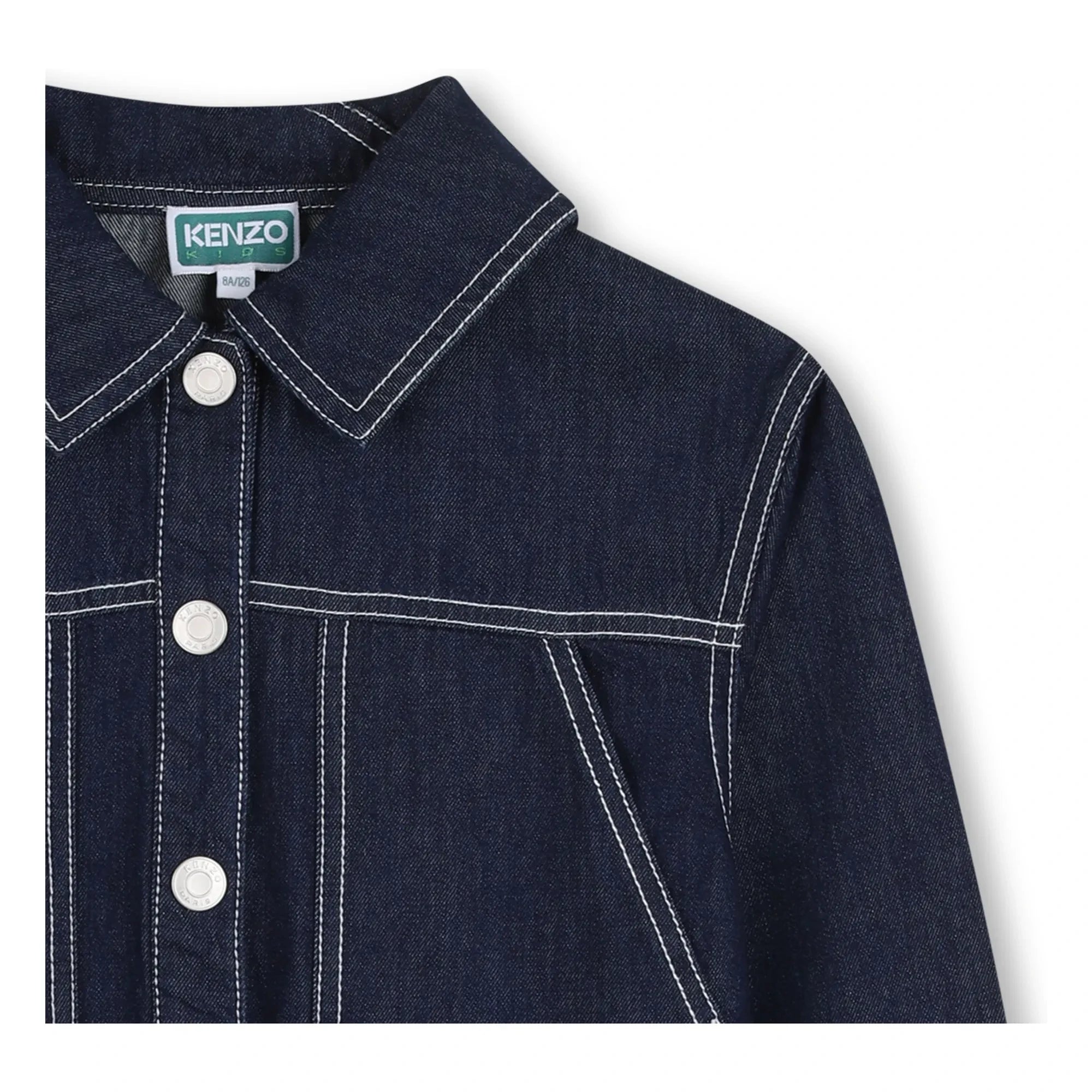 Kenzo - Kenzo Garden Denim Jacke | Dunkelblau