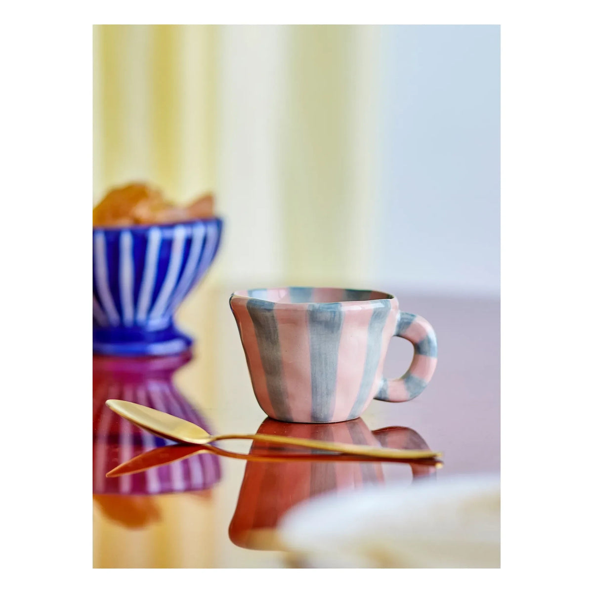 Bloomingville - Stoneware Becher Nini | Rosa