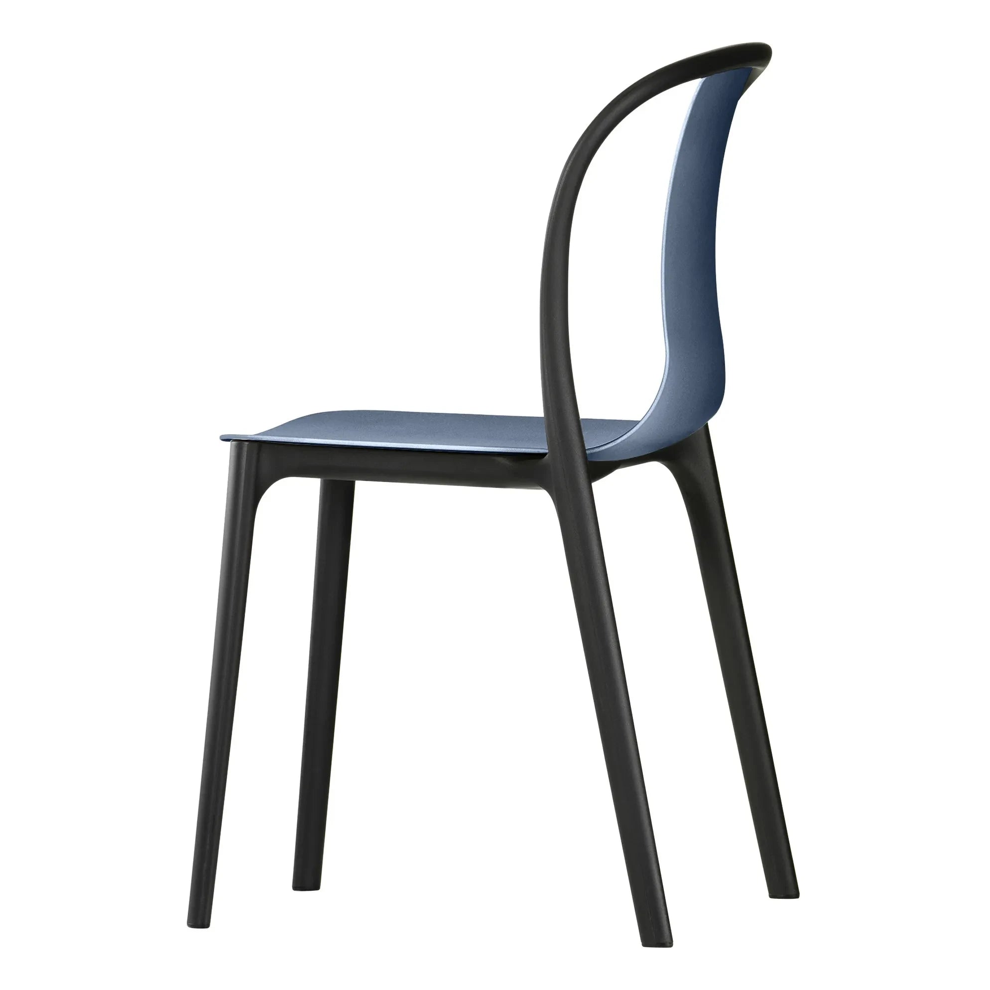 Vitra - Belleville Chair - Kunststoff - Design Ronan & Erwan Bouroullec | Marineblau