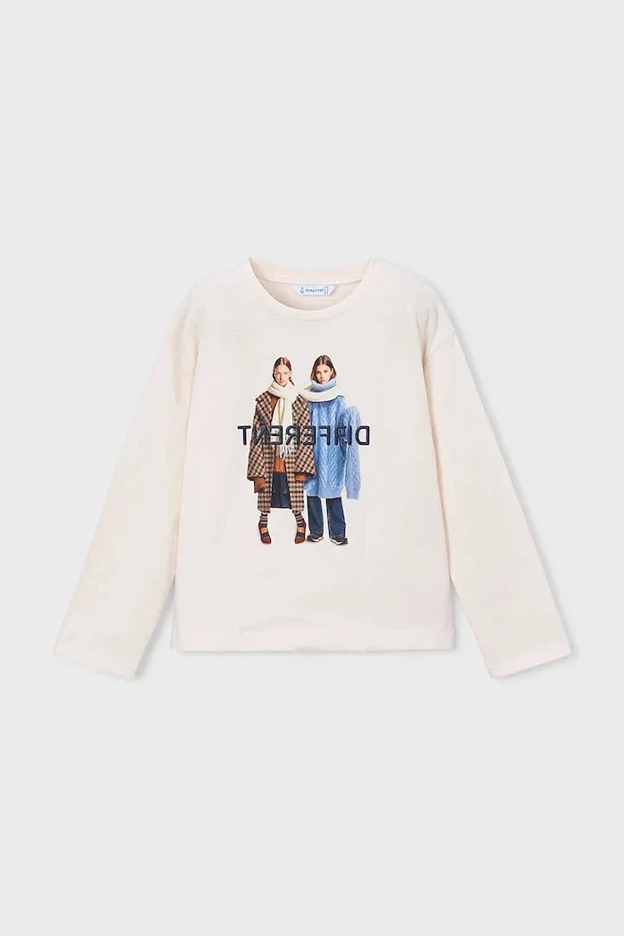 Mayoral Baumwoll-Langarmshirt für Kinder