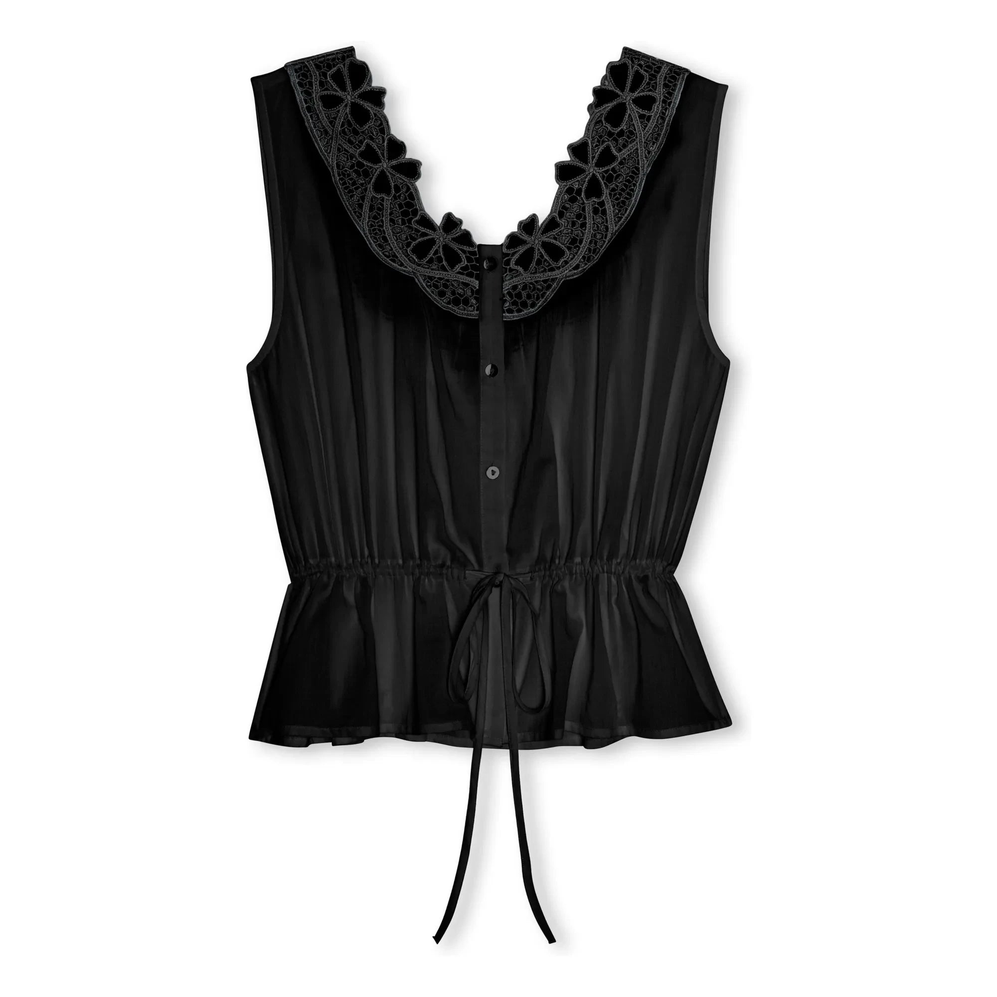 Rails - Leilani Bestickte Bluse | Schwarz
