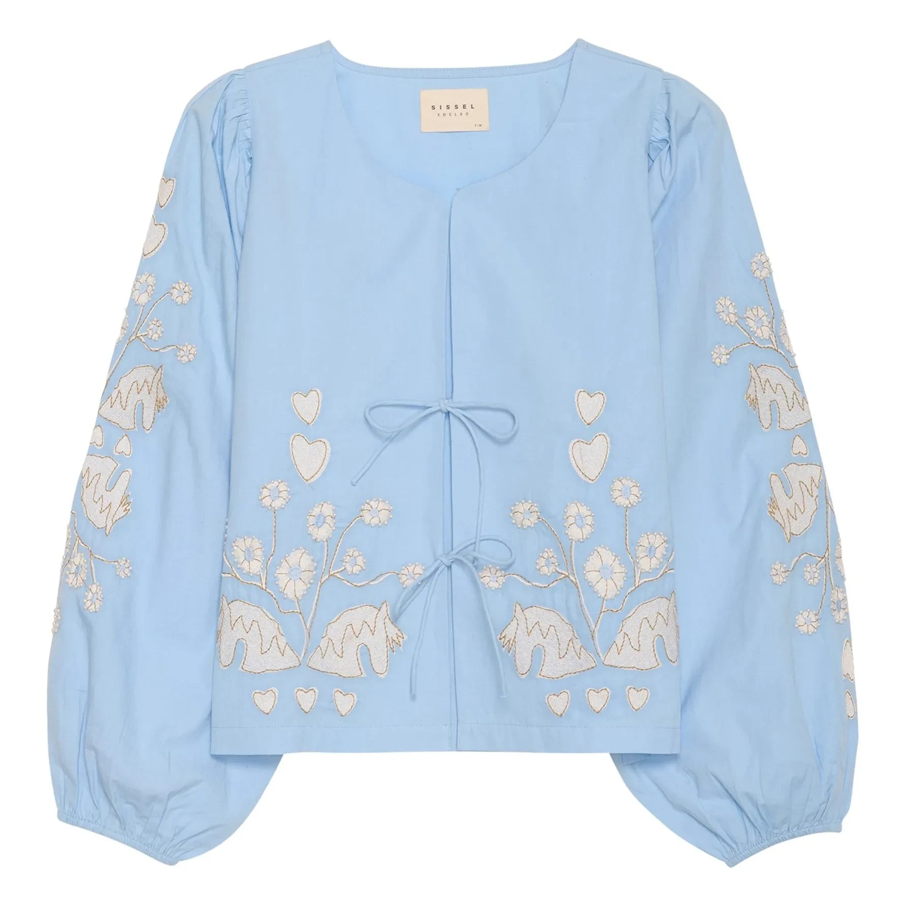 SISSEL EDELBO - Maggan Bio-Baumwollbluse | Blau