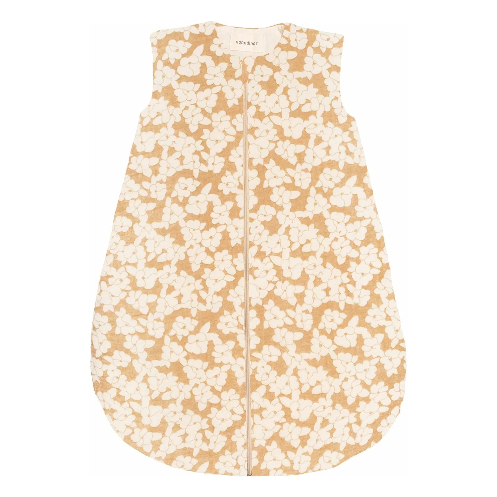 Nobodinoz - Fluffy Wabi-Sabi Sakura saisonaler Schlafsack | Senf