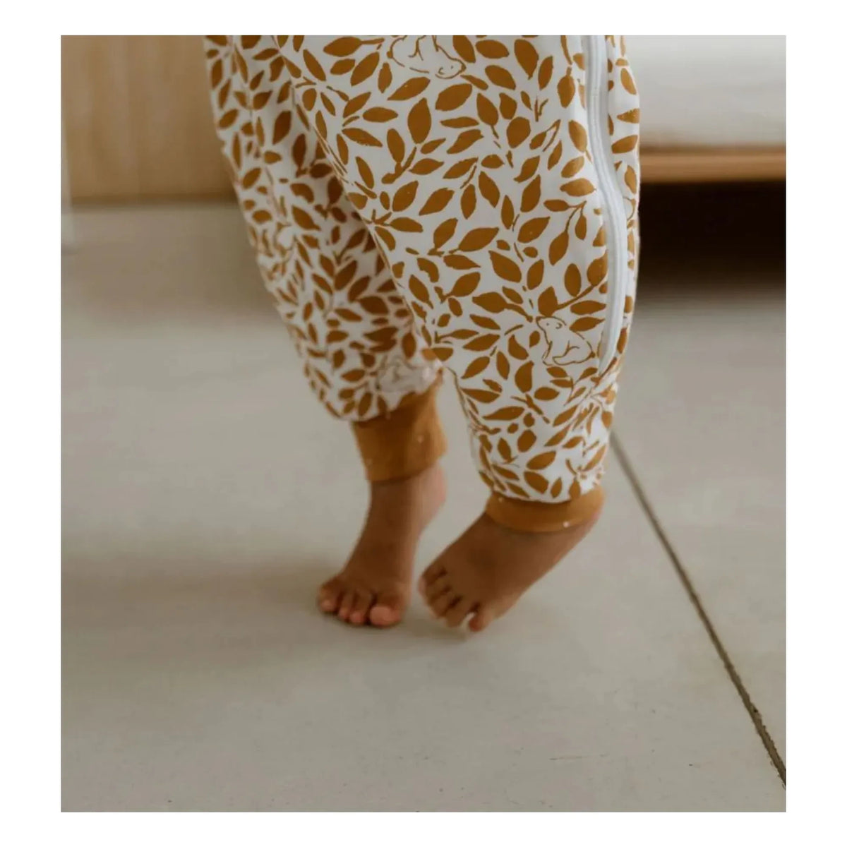 Les Petites Billes - Ourson sehr saisonaler, umwandelbarer Schlafsack mit Füßen | Camel