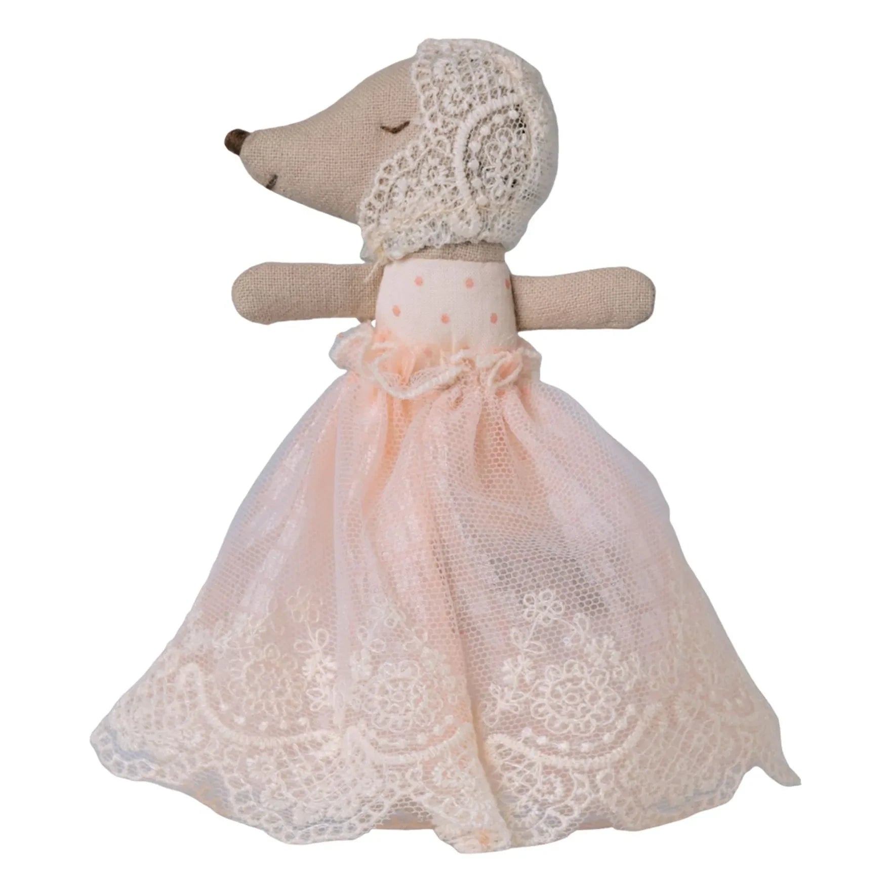 Maileg - Baby-Maus im Kleid | Puderrosa