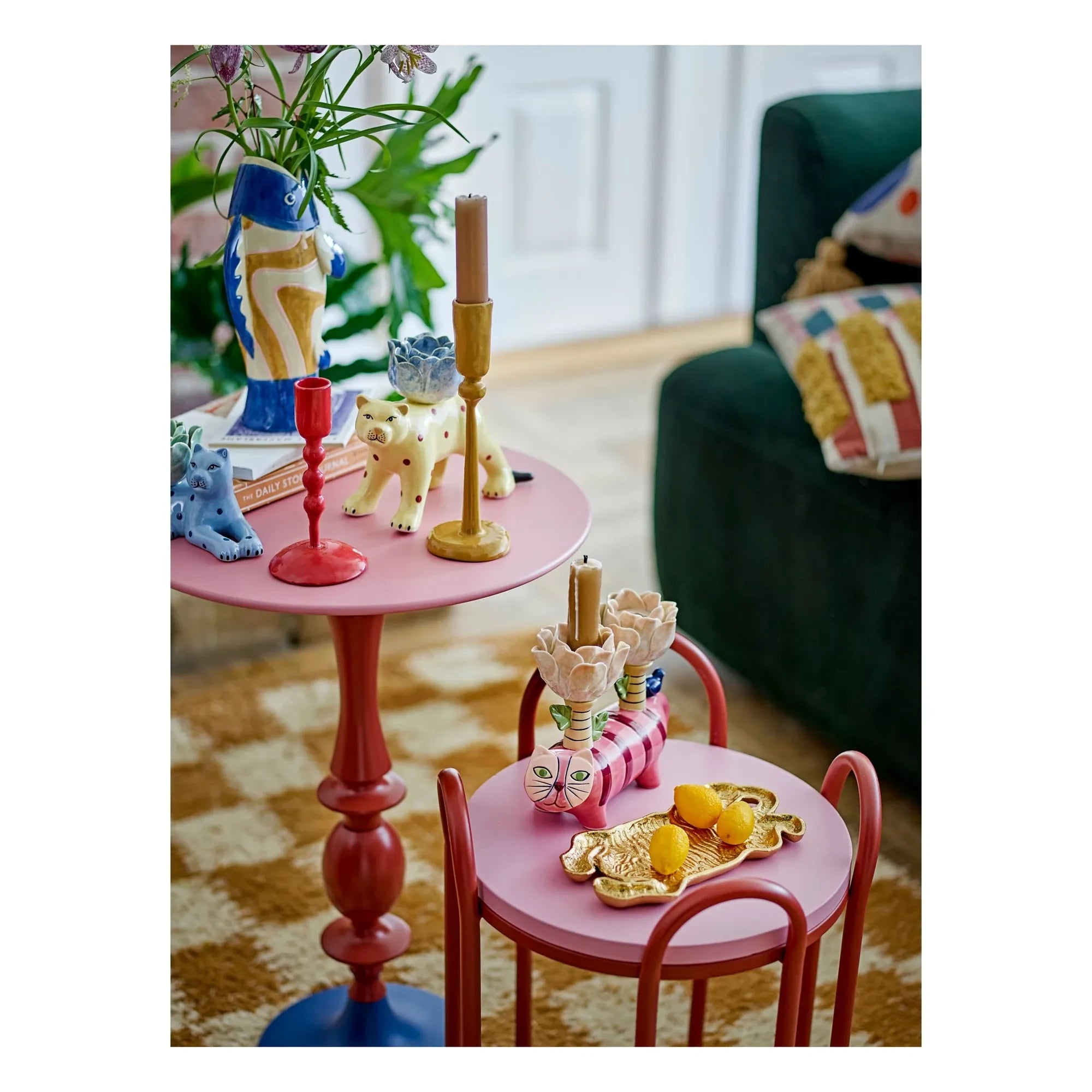 Bloomingville - Irving Keramikvase | Blau