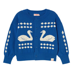 Tinycottons - Swans Cardigan | Blau