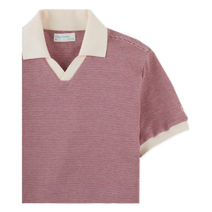 Gingersnaps - Alastor gestreiftes Poloshirt | Bordeaux