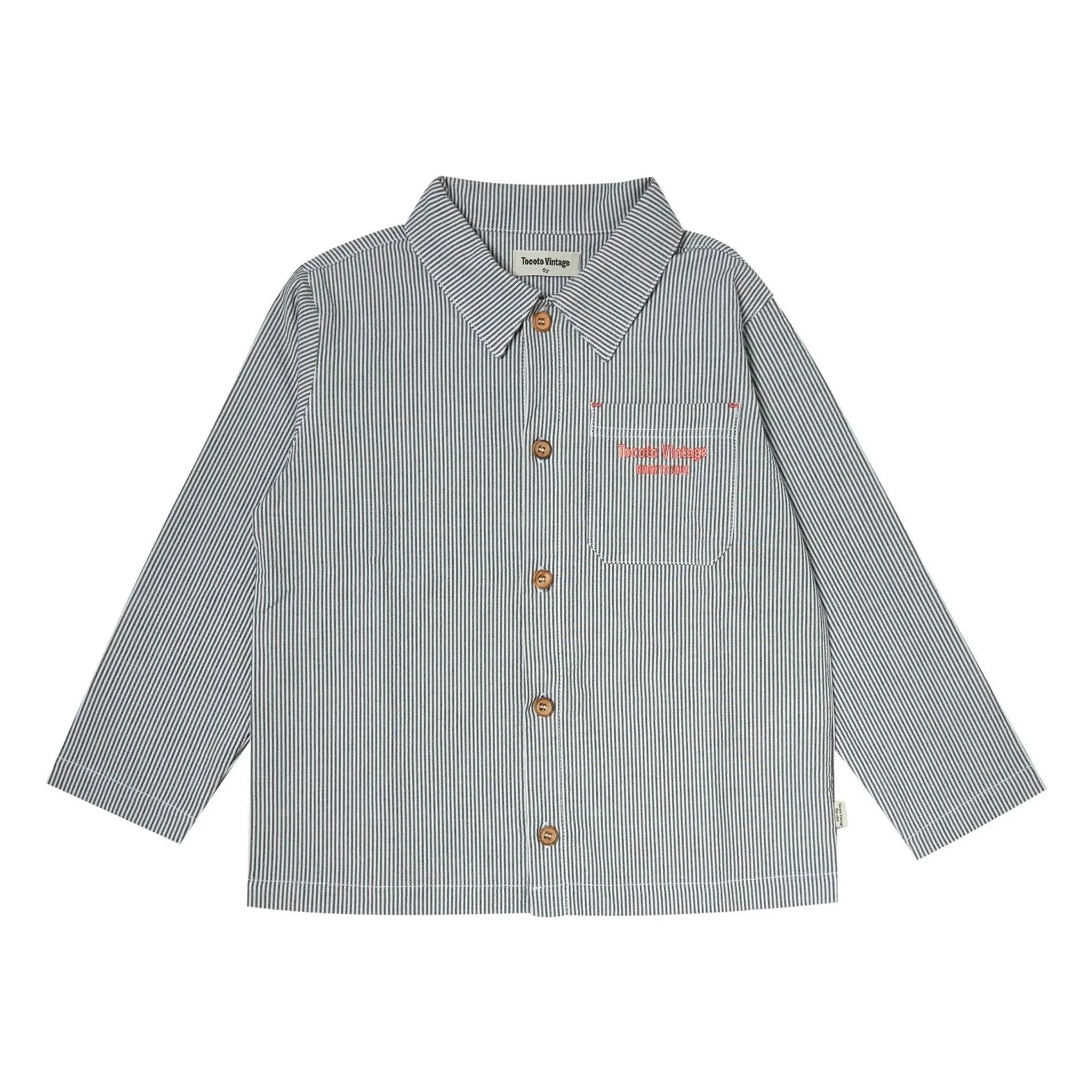 Tocoto Vintage – Gestreifte Hemden | Marineblau
