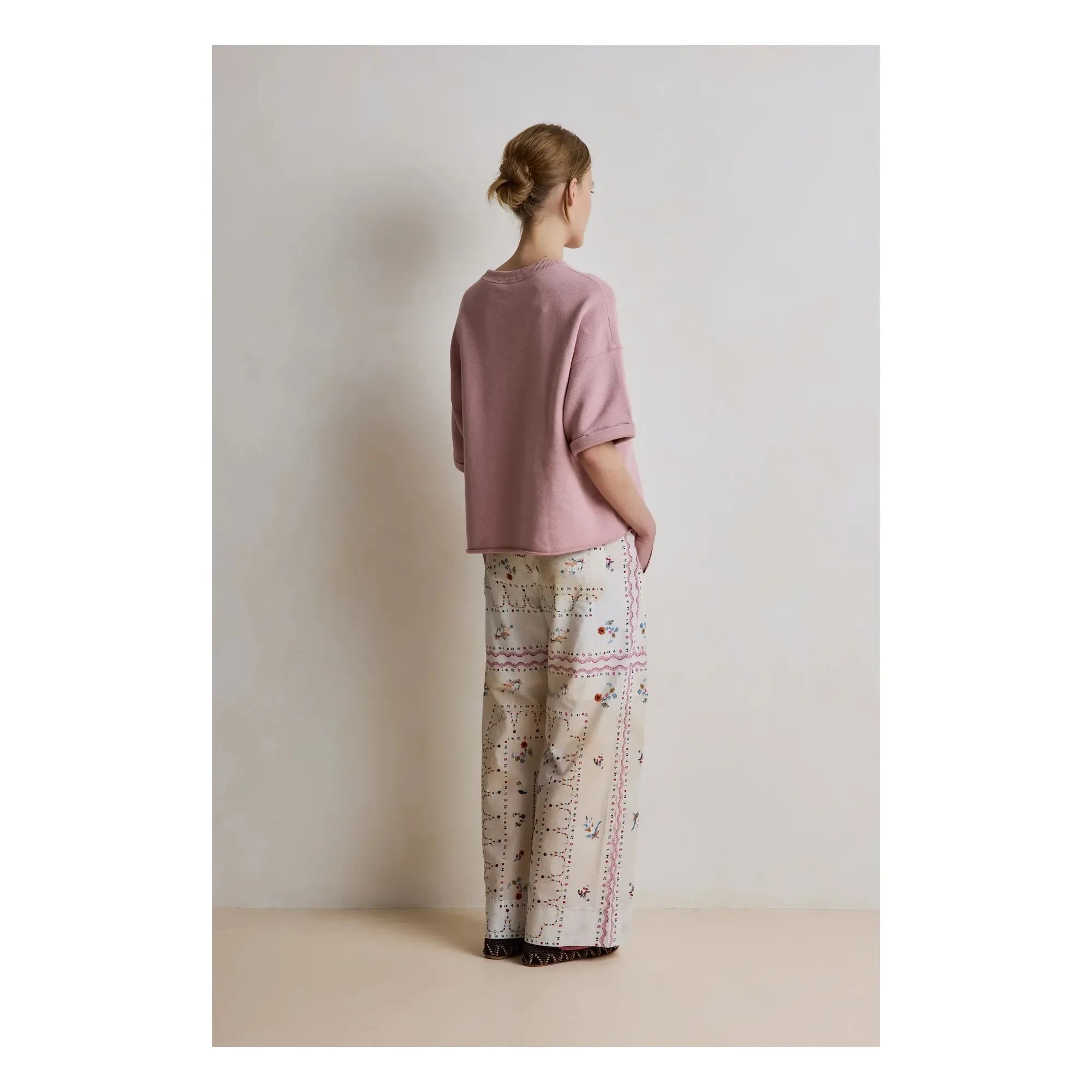 Hod - Solange Baumwoll-Sweatshirt | Pflaume