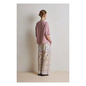 Hod - Solange Baumwoll-Sweatshirt | Pflaume