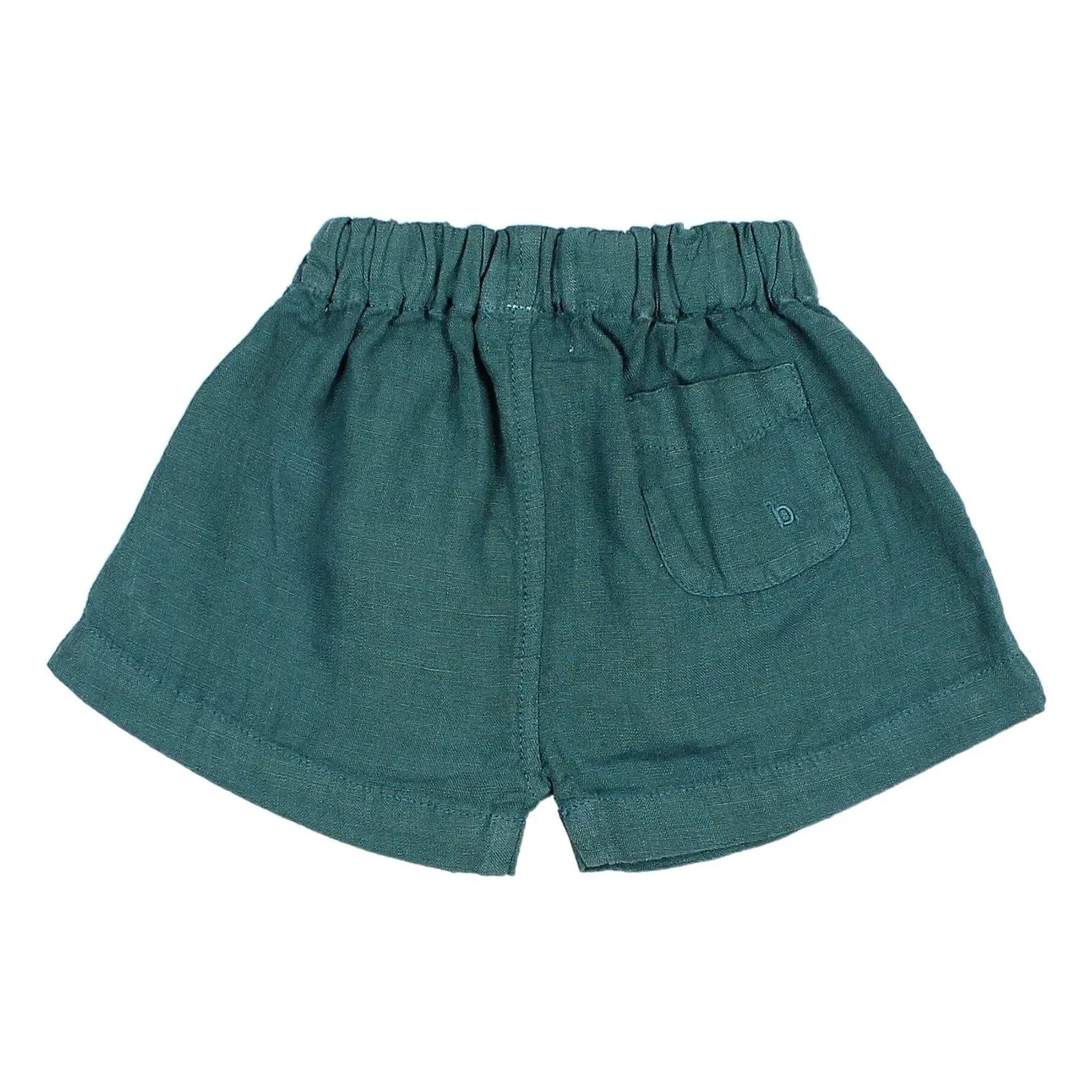 Búho – Leinenshorts | Pfauenblau
