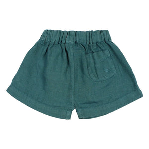 Búho – Leinenshorts | Pfauenblau