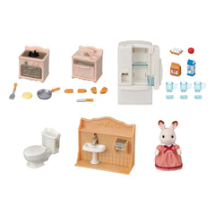 Sylvanian Families - Gemütliches Dorf Set + Mutterfigur