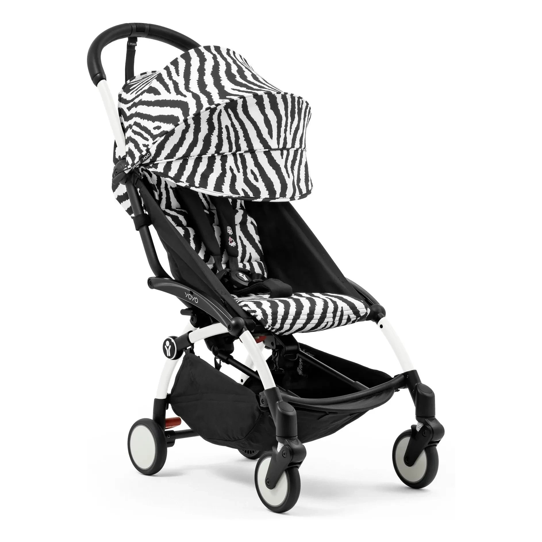 Stokke® - YOYO³ 6+ Kinderwagen Weißer Rahmen | Zebra